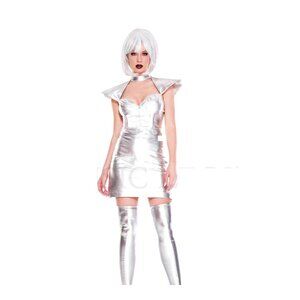Three Pieces Space Cadet Girl Costume Set